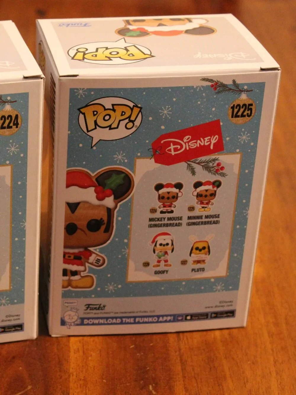 Gingerbread Mickey & Minnie Mouse Funko Pops